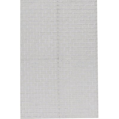 Wool Silver Area Rug - Image 0