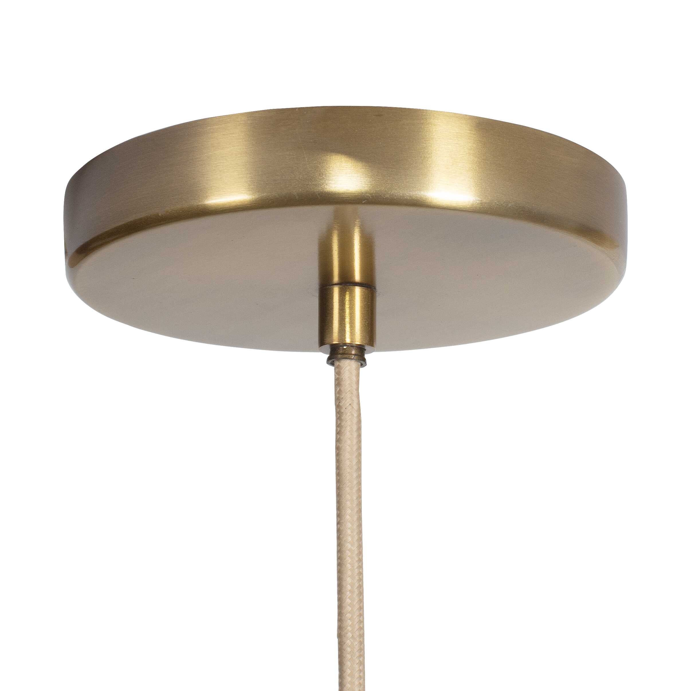 Sigh Woven Brass 1 Light Pendant - Image 10