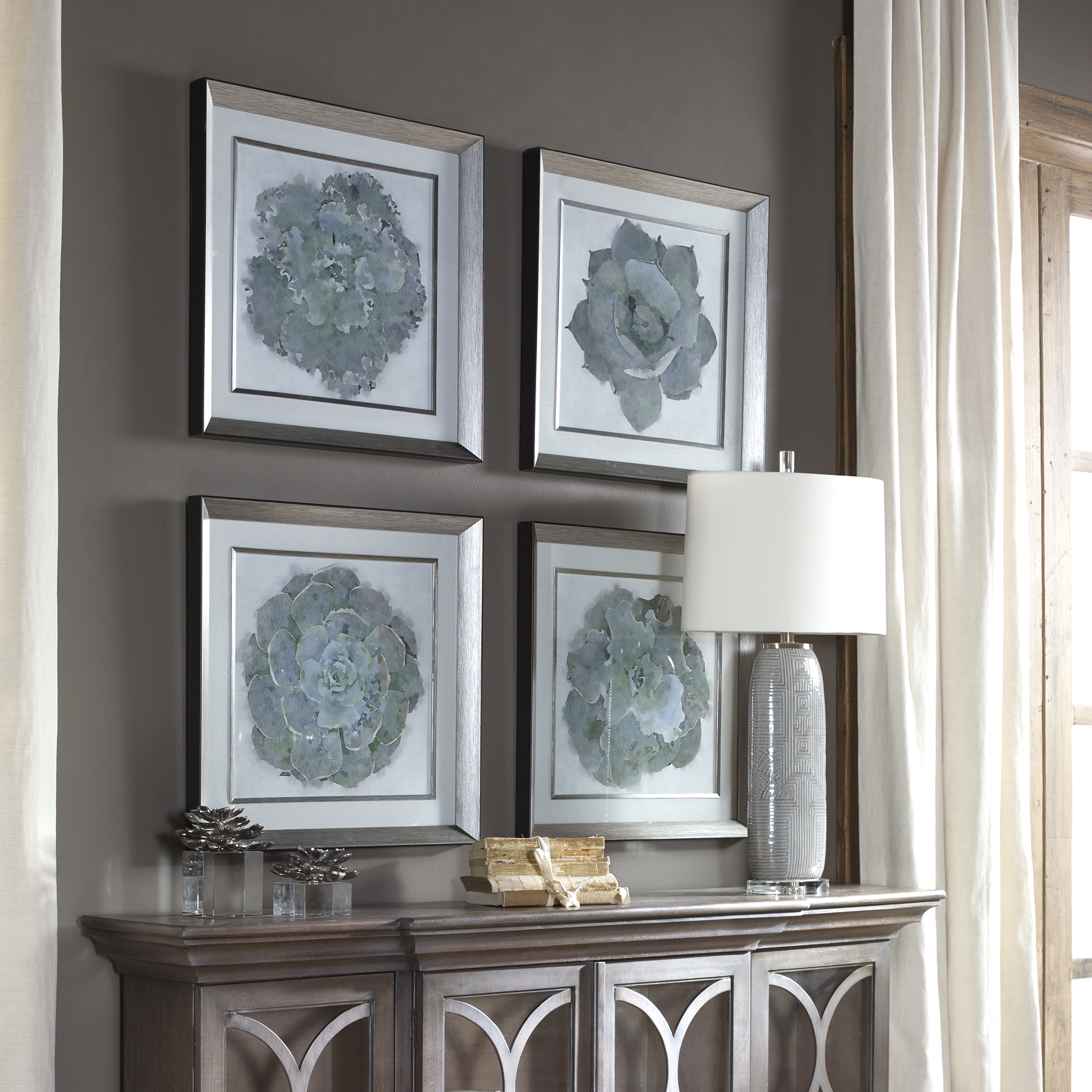 Natural Beauties Botanical Prints S/4 - Image 1