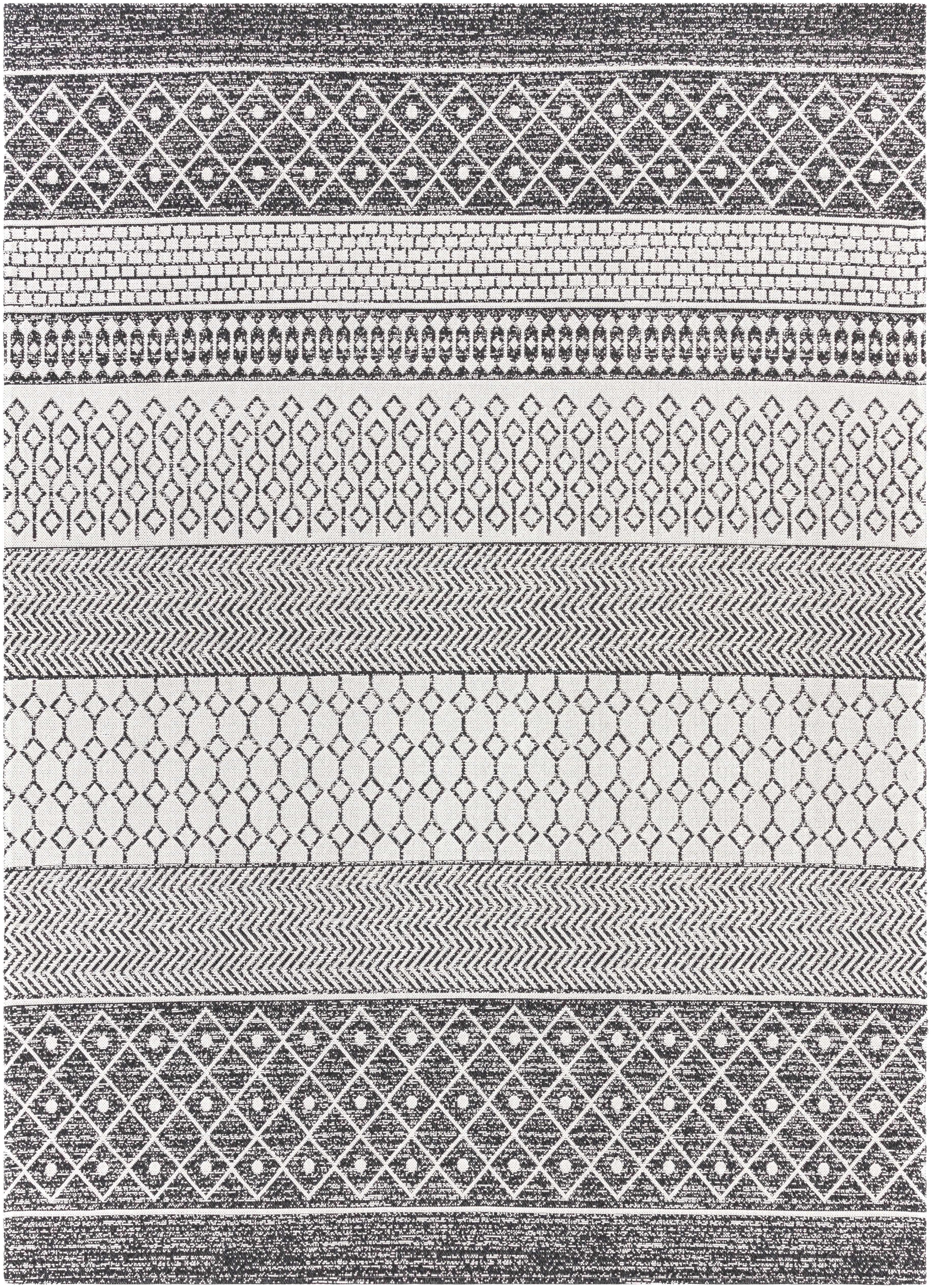 La Casa Beige Indoor 6'4" x 9' Machine Woven Rug - Image 0
