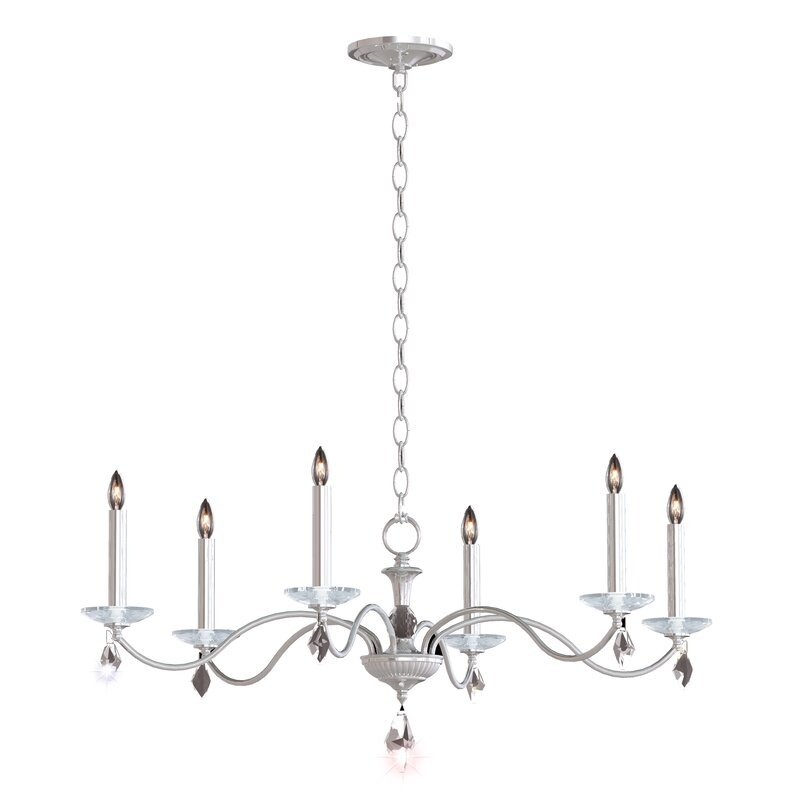 Schonbek Modique 6 - Light Candle Style Classic / Traditional Chandelier - Image 0