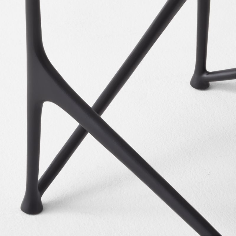 Aerolit White Marble Side Table by Bill Curry - Image 4