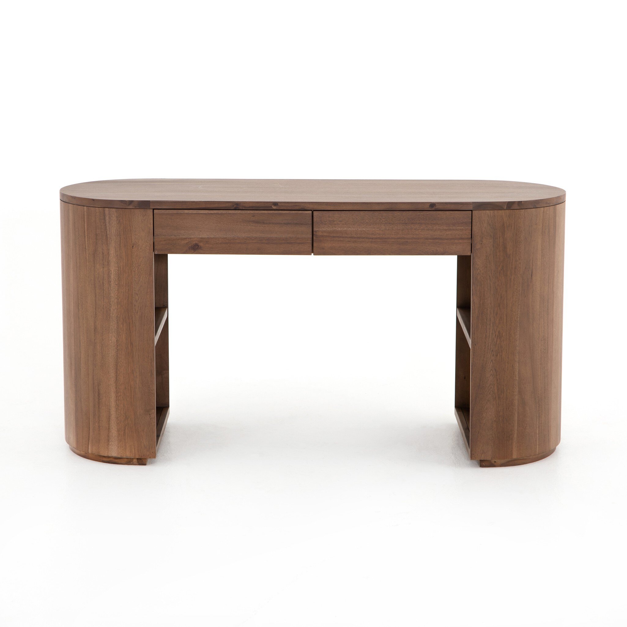 Pilar Desk - Caramel Brown Veneer - Image 0