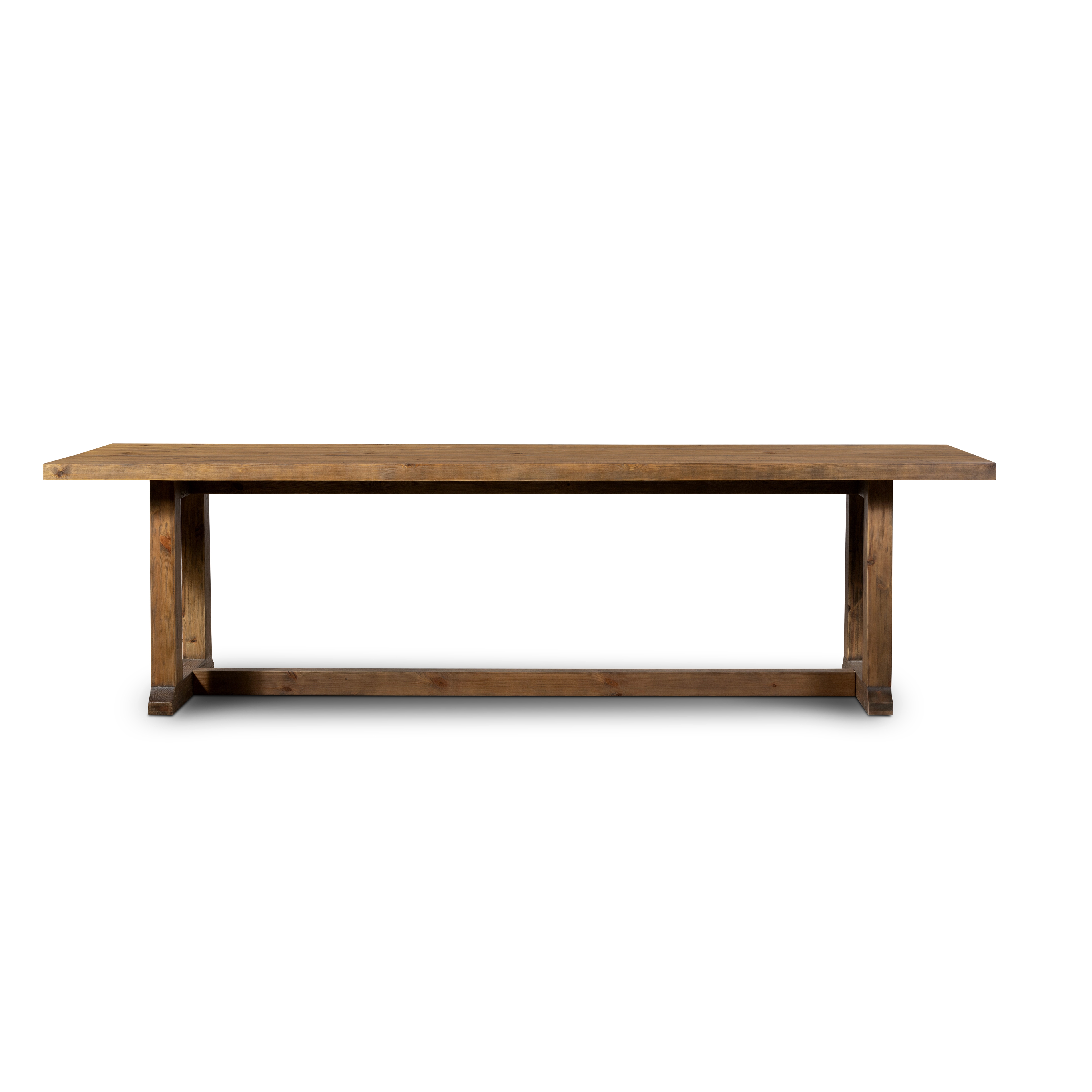 Otto Dining Table-110"-Honey Pine - Image 2