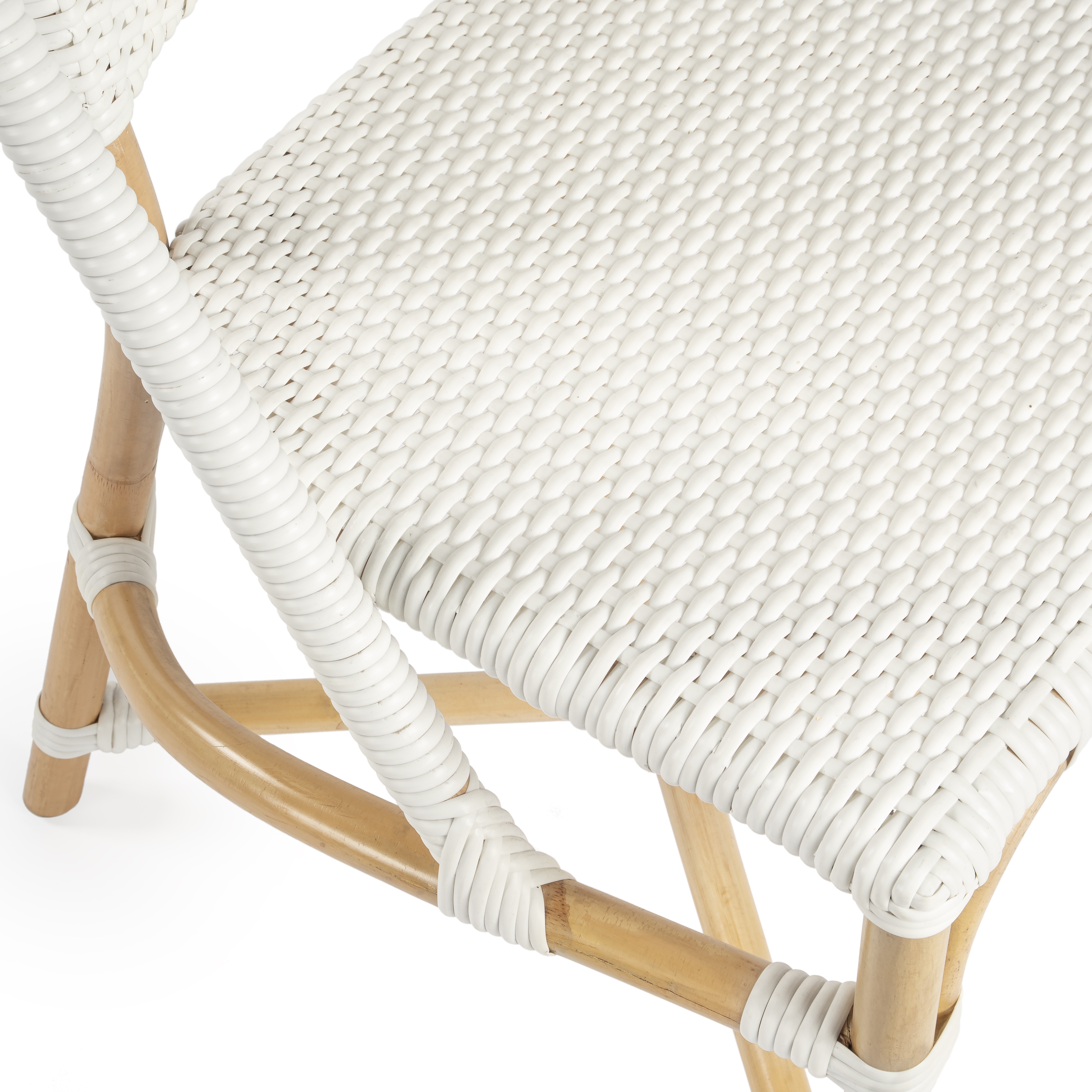 Tenor Smooth White Side Chair - Image 3