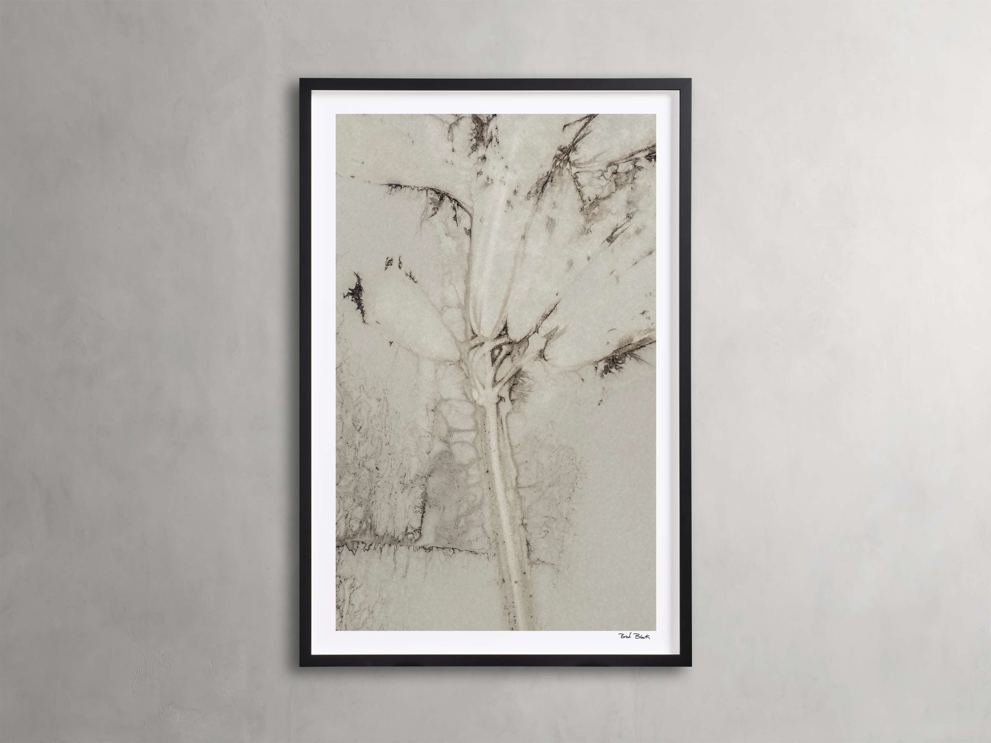 Sense Of Salvia Framed Print in Wood 30" X 45" Natural  V  - Image 0