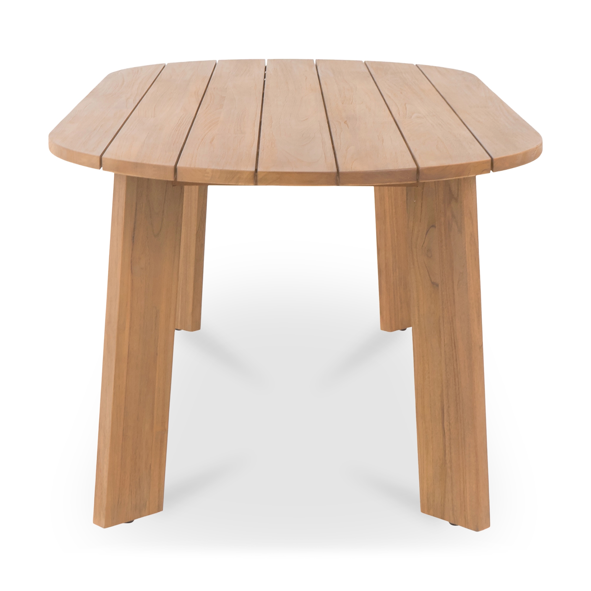 Delta Oval Outdoor Dining Table Natural - Image 2