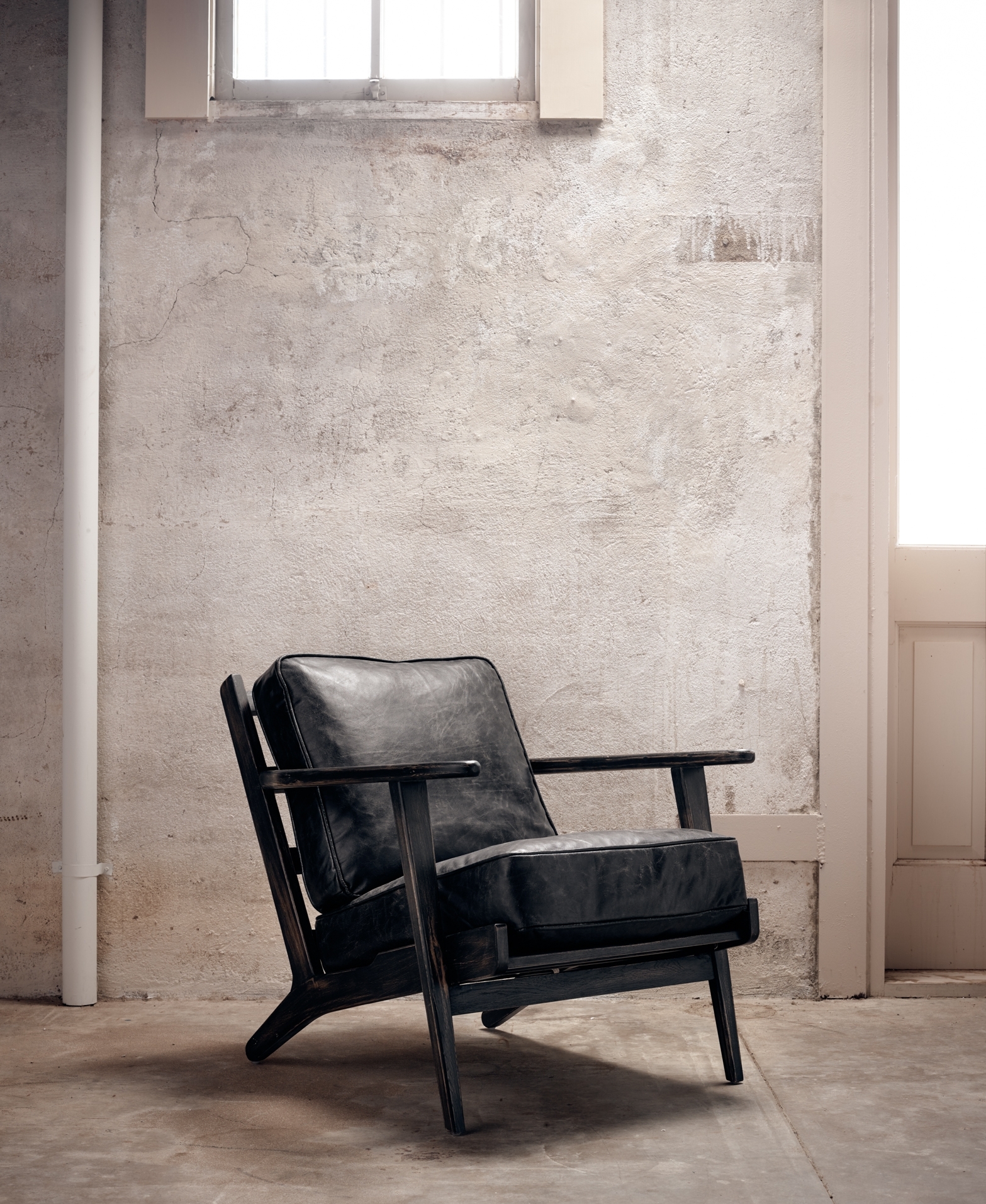 Brooks Lounge Chair - Rialto Ebony - Image 10