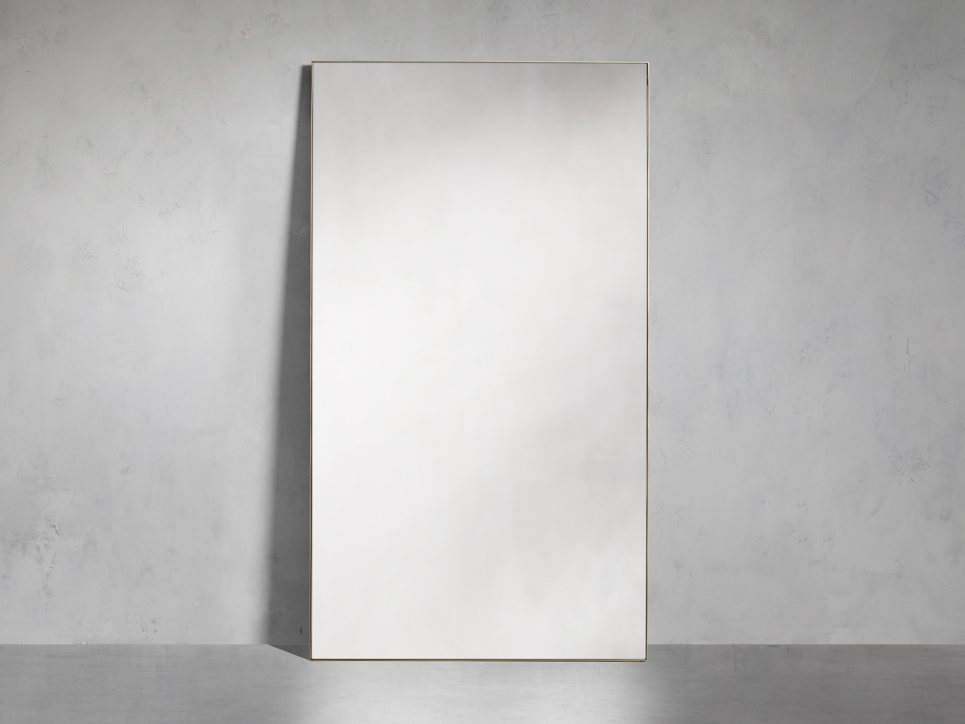 Lira Grand Floor Mirror in Metal Gold  Brass - Image 0