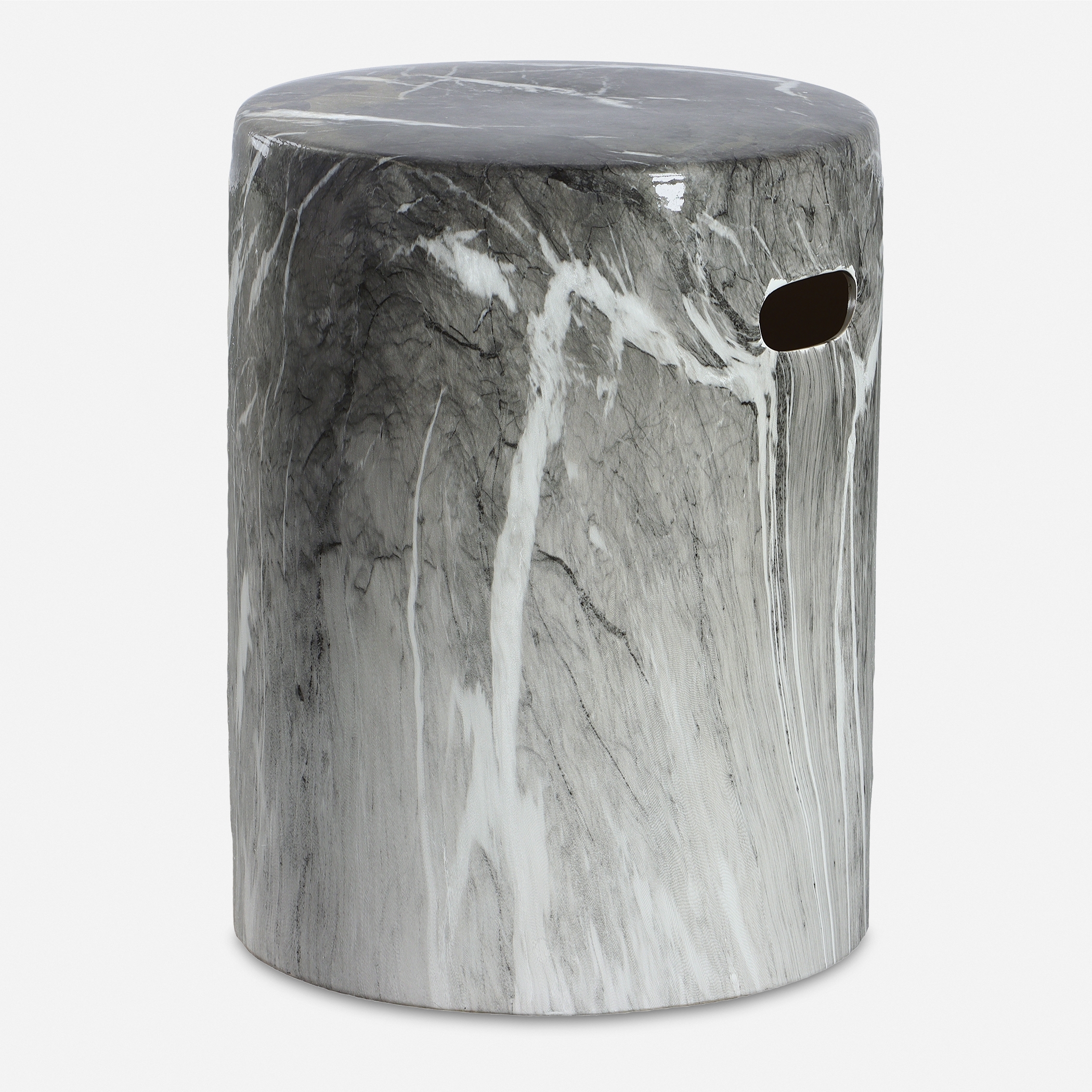 Marvel Marbled Garden Stool - Image 0