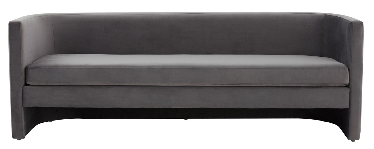 Rosabeth Curved Sofa - Slate Grey - Image 0