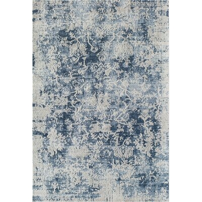Lavalley Abstract Power Loom Blue Indoor / Outdoor Area Rug - Image 0