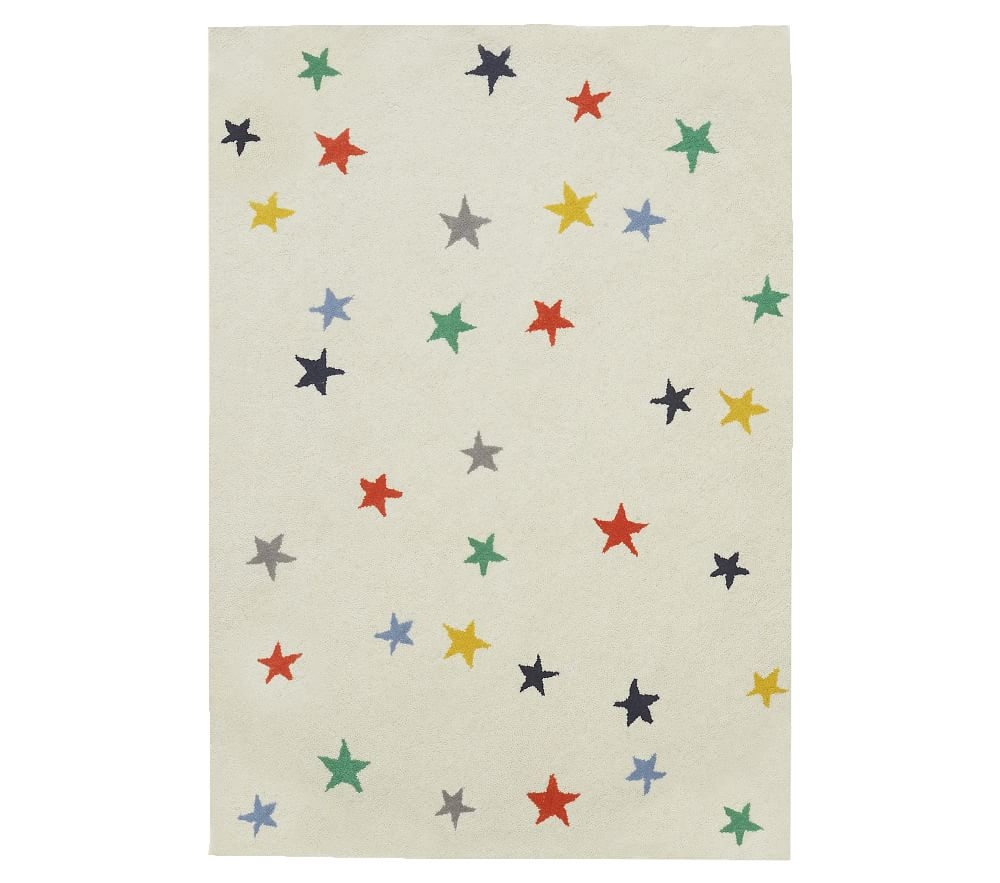 Custom Starry Skies Rug, 6x9, Ivory/rainbow Multi - Image 0