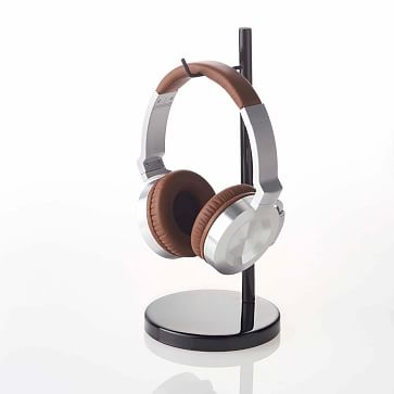 Yamazaki Beautes Round Headphone Stand, White - Image 2