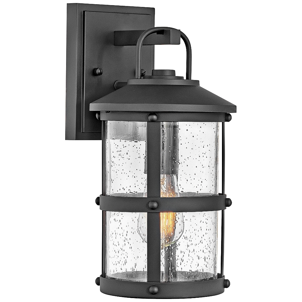 Hinkley Lakehouse 14 1/2" High Black Outdoor Wall Light - Style # 89R58 - Image 0
