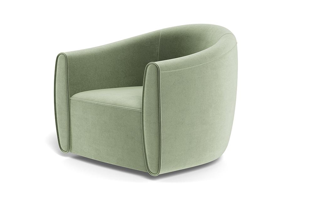 Lawson Swivel Chair with Contrast Piping - Image 2