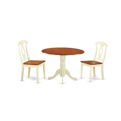 Villani Drop Leaf Solid Wood Dining Set - Image 0