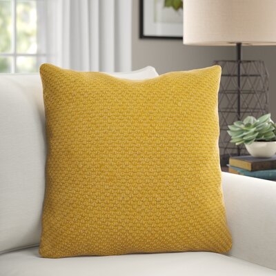 Mansel Square Cotton Pillow Cover & Insert - Image 0