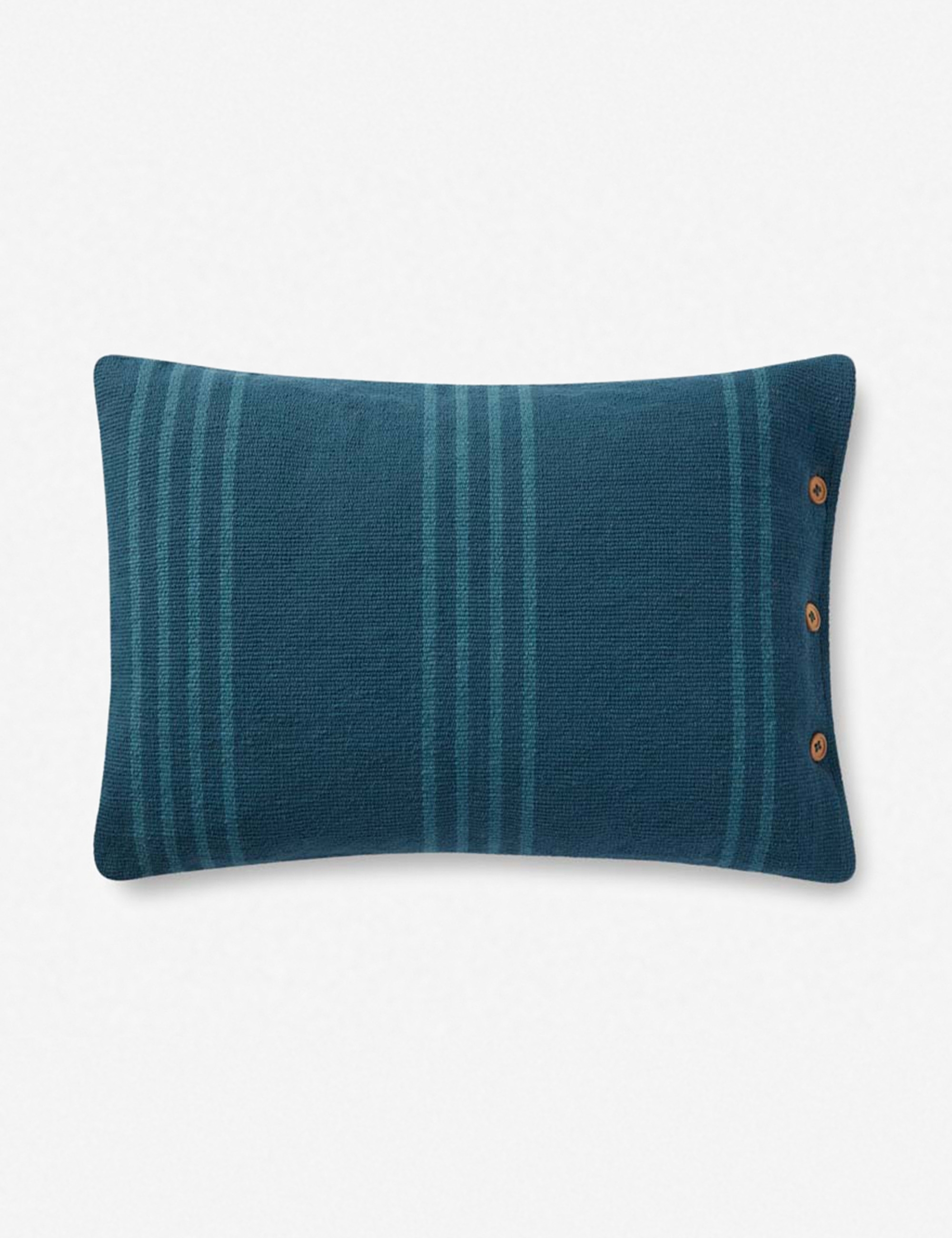 Rani Lumbar Pillow, Blue 16" x 20" - Image 0