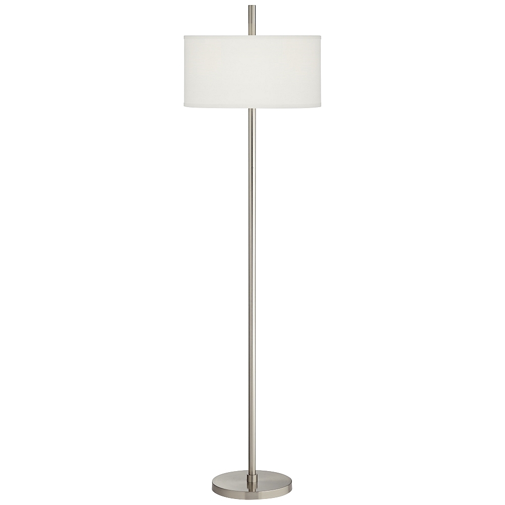 Bovington Brushed Nickel Floor Lamp - Image 0