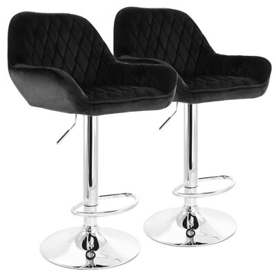 Norflett Swivel Adjustable Height Bar Stool - Image 0