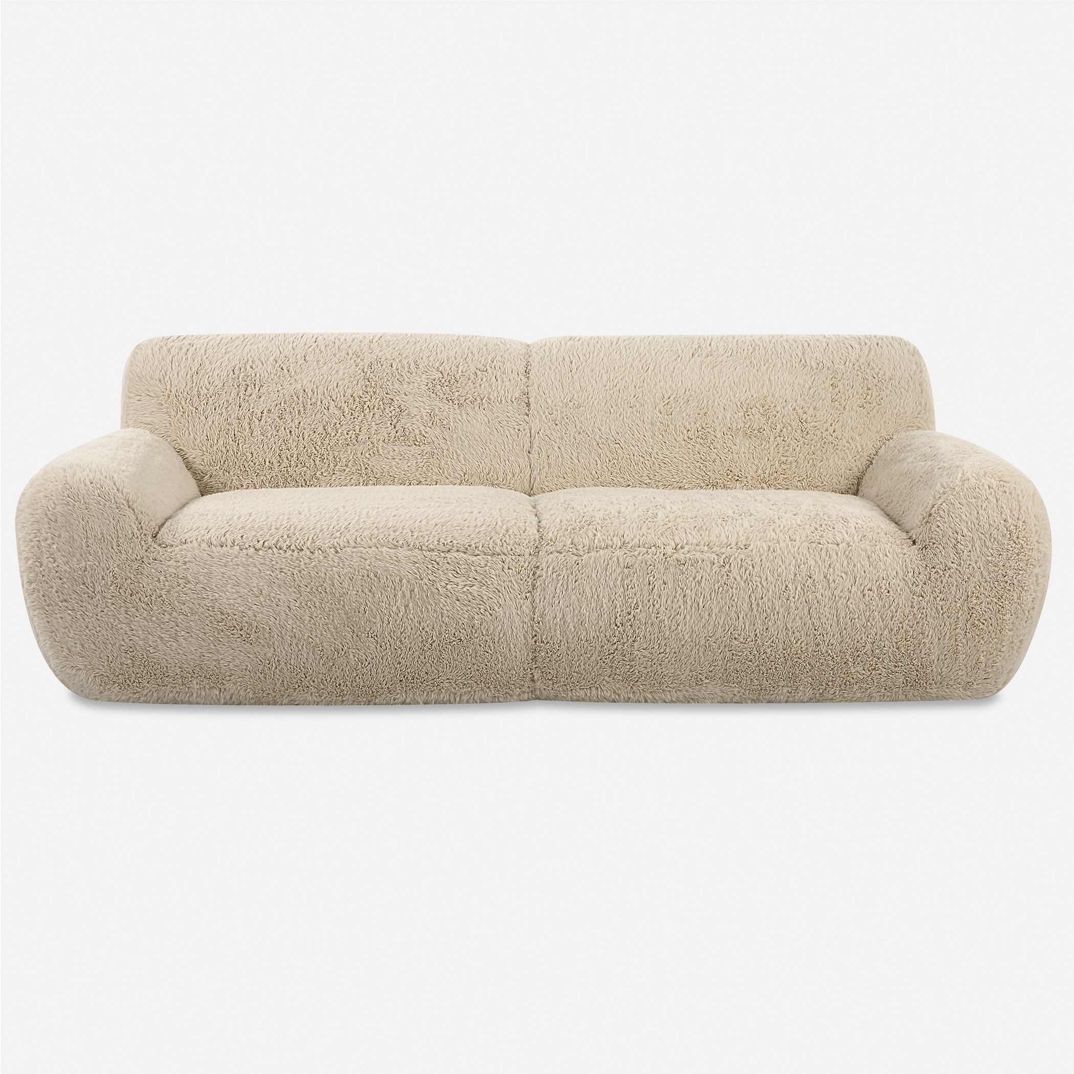 Abide Rounded Sheepskin Sofa - Image 0