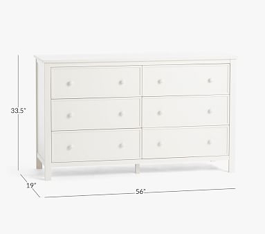 Austen Extra-Wide Dresser, Simply White, In-Home Delivery - Image 1