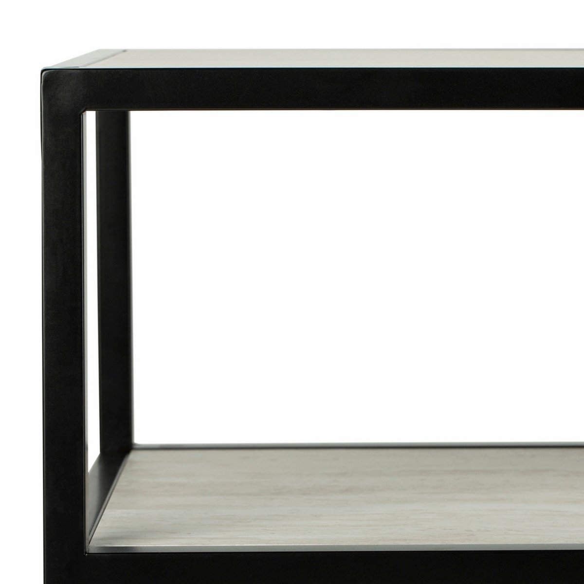 Reese Geometric Console Table, Beige & Black - Image 7