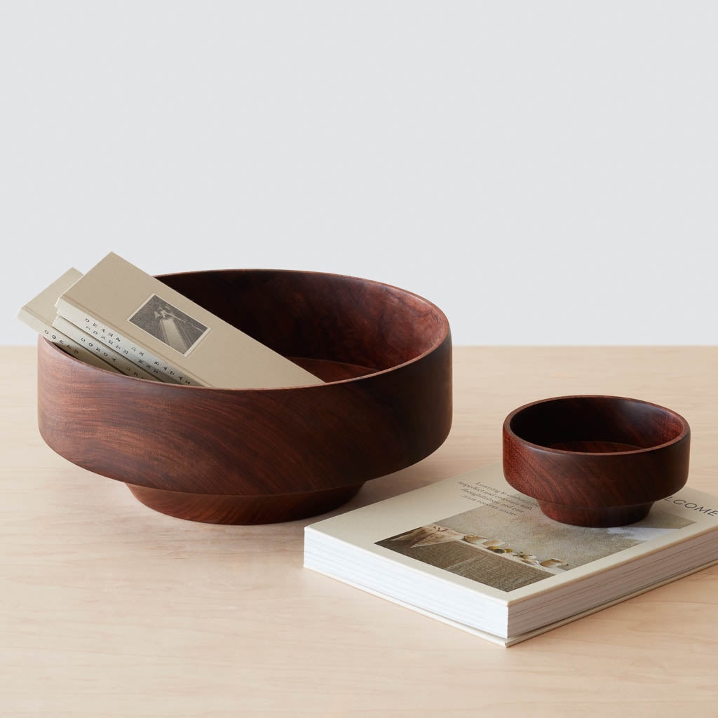 The Citizenry Tikal Wood Serving Bowl | Small | White - Image 2