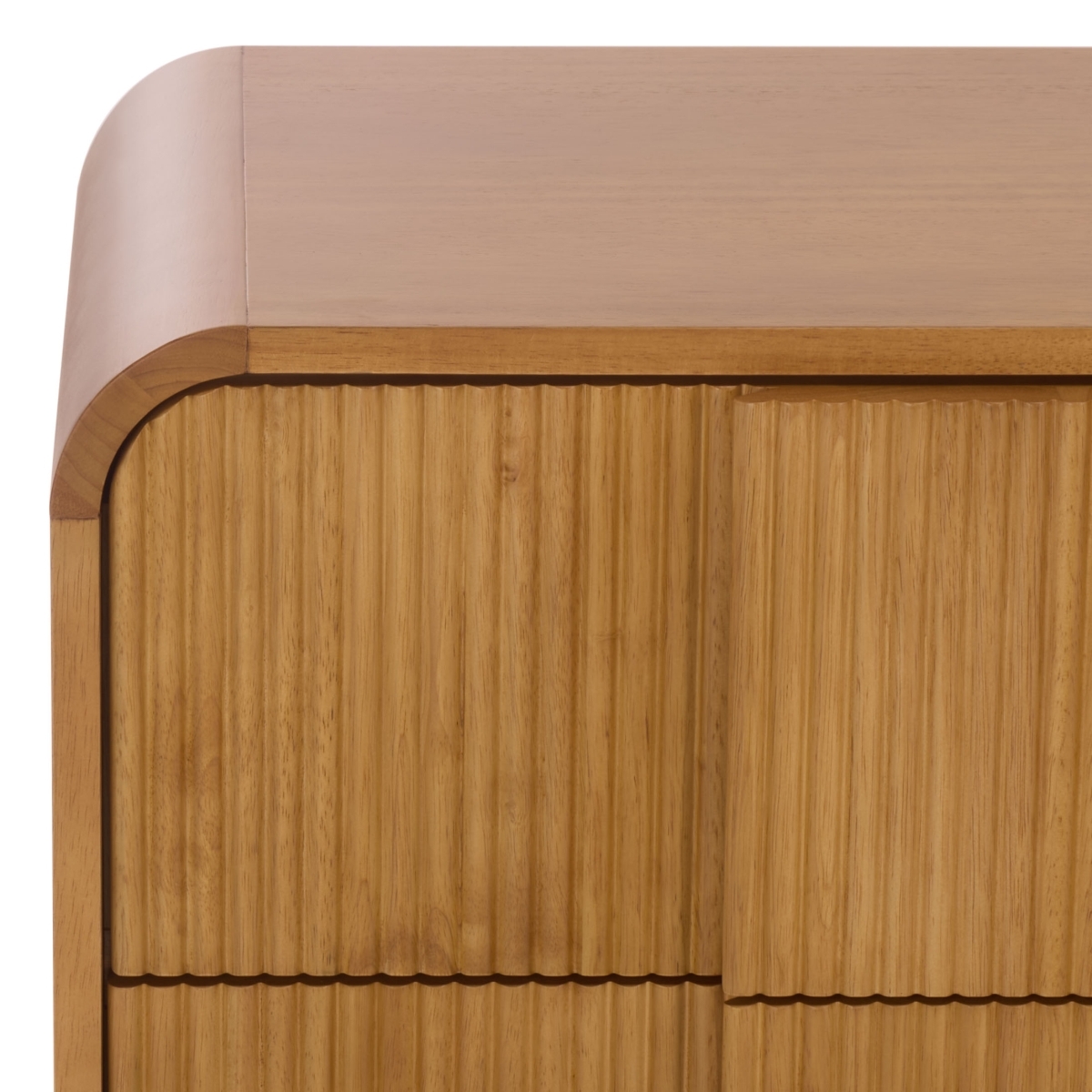 Vitale Reeded Wood Dresser - Natural - Image 2