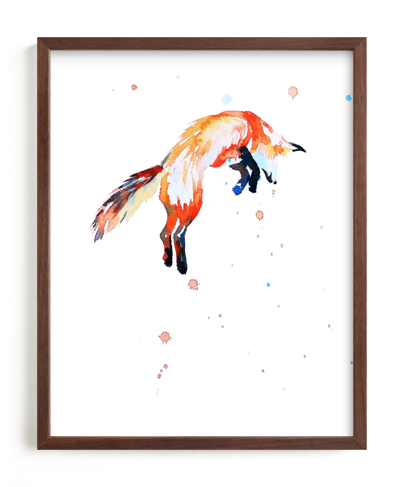 Fox Jump Open Edition Fine Art Print - Image 0