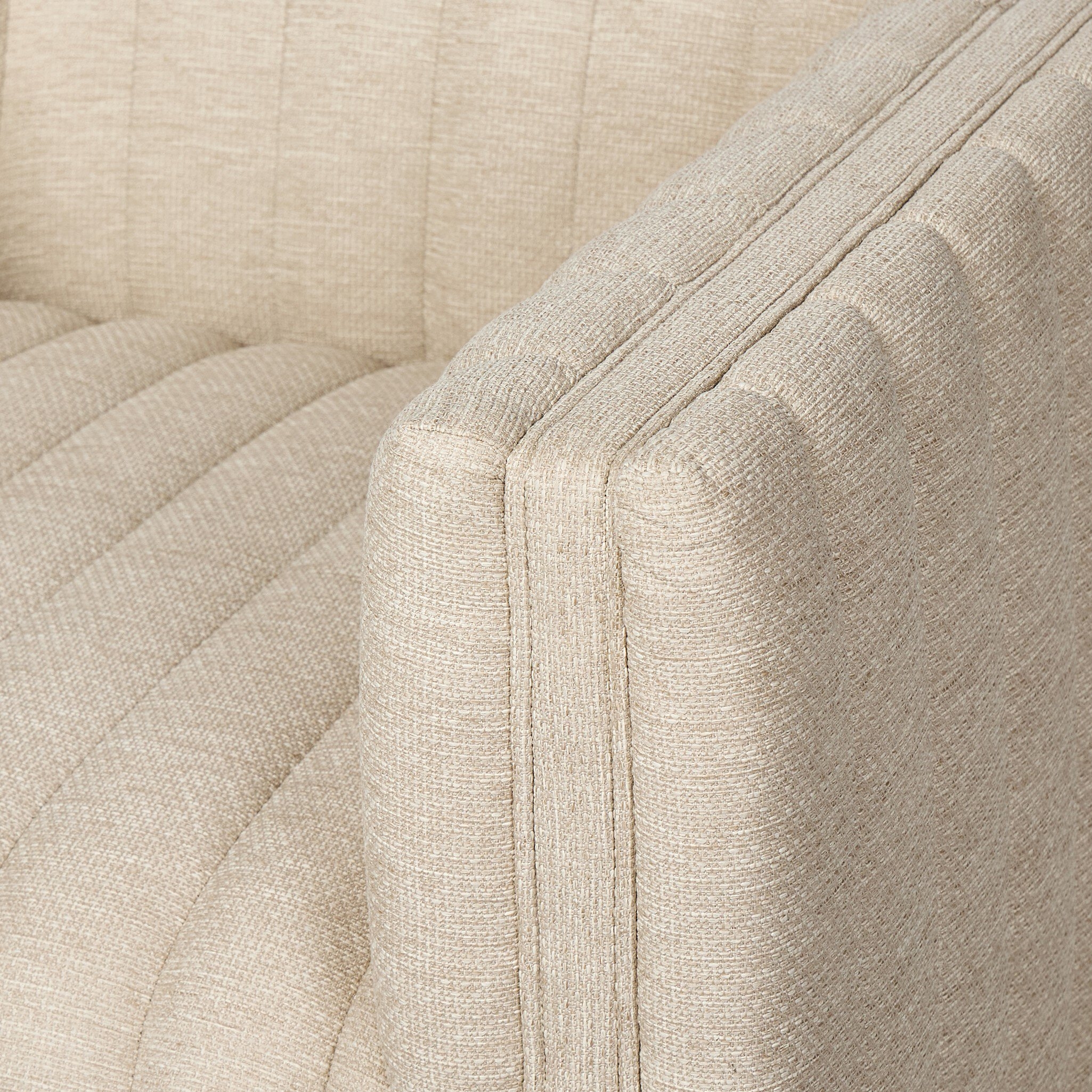 Augustine Outdoor Swivel Chair - Casa Cream - Image 6