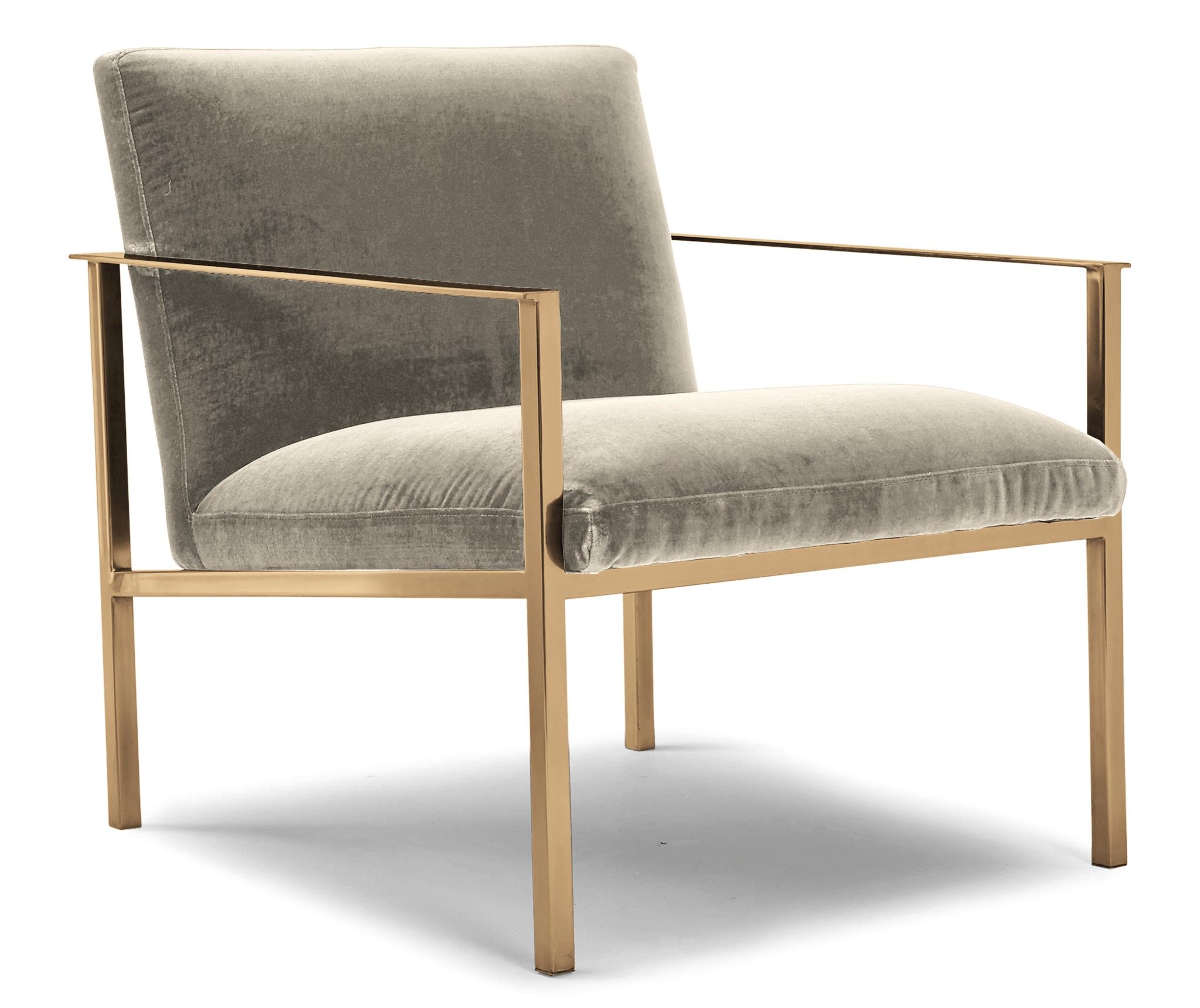 Beige/White Orla Mid Century Modern Accent Chair - Cody Sandstone - Image 1