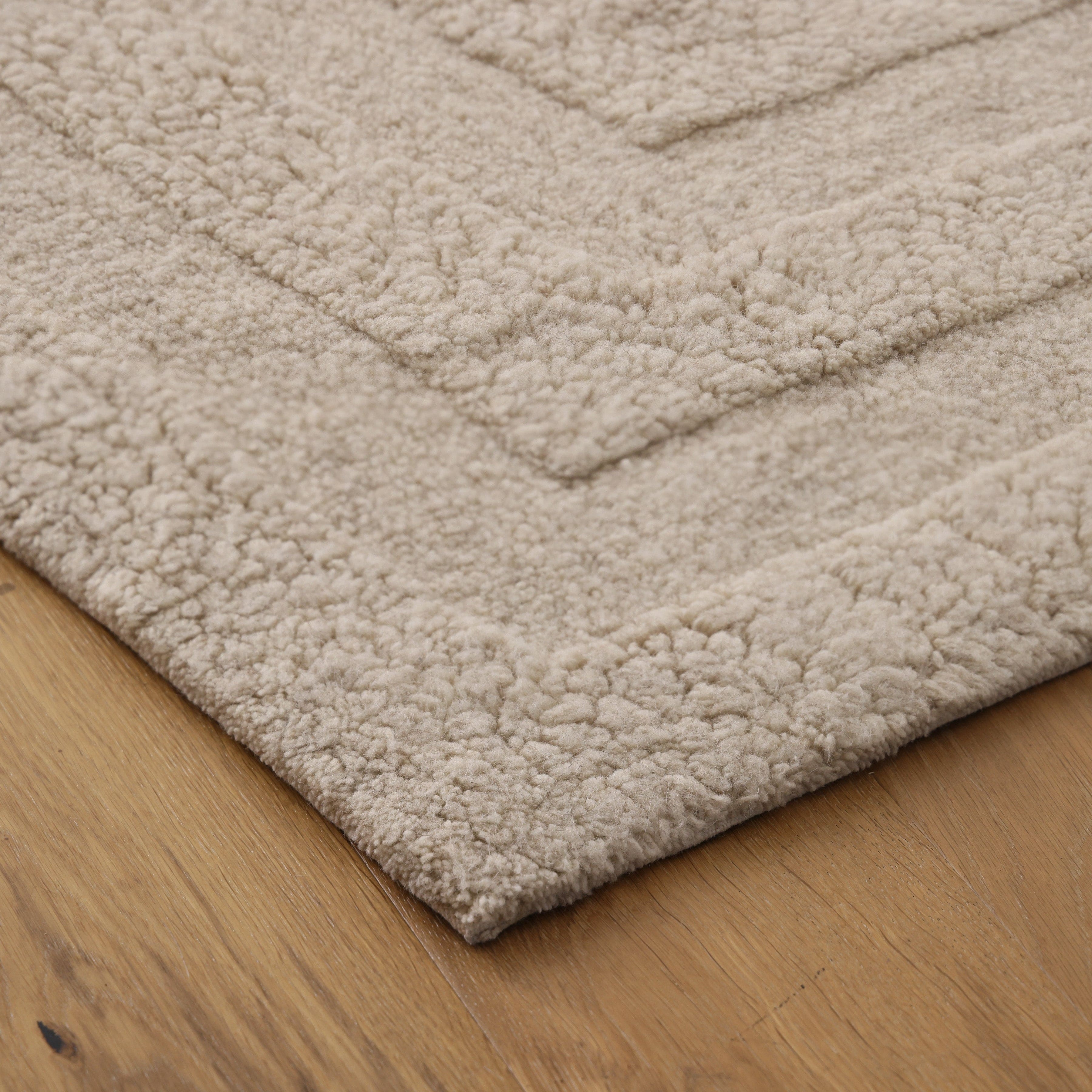 The Citizenry Aayat Washable Area Rug | 9' x 12' | Sand - Image 6