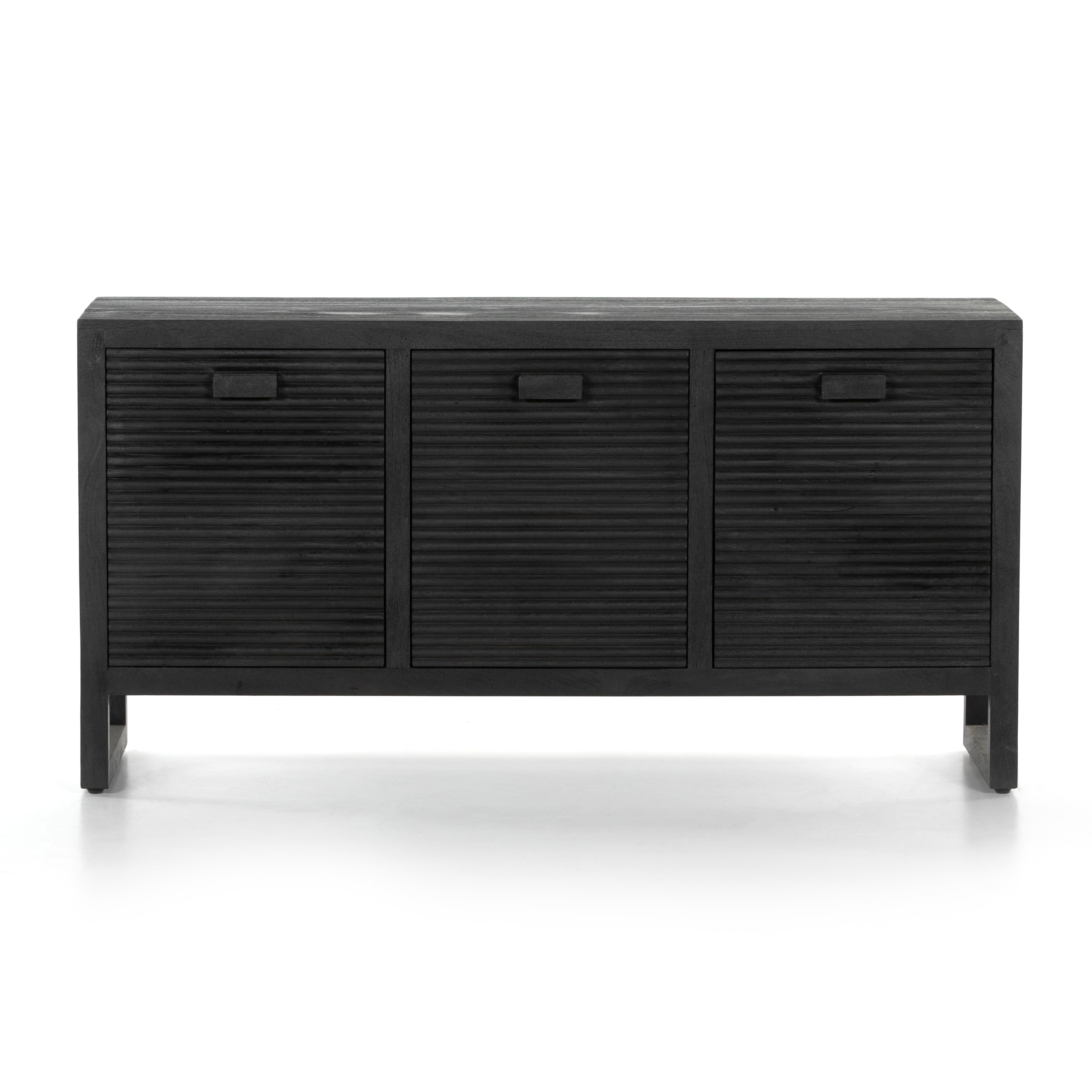 Lorne Media Console - Dark Totem Mango Solid - Image 3