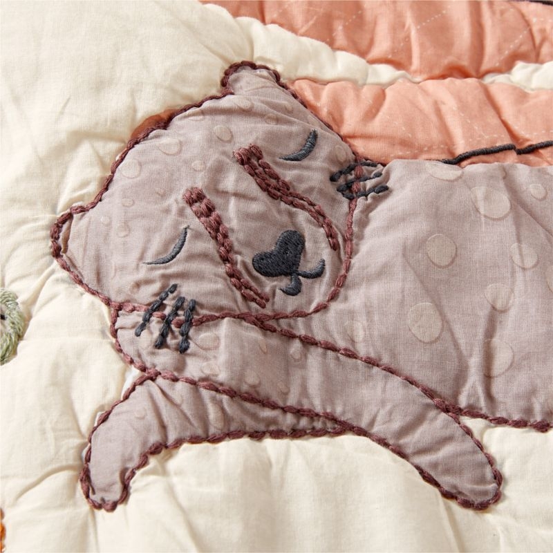 Lovely Leopard Cotton Voile Kids Full/Queen Quilt - Image 5