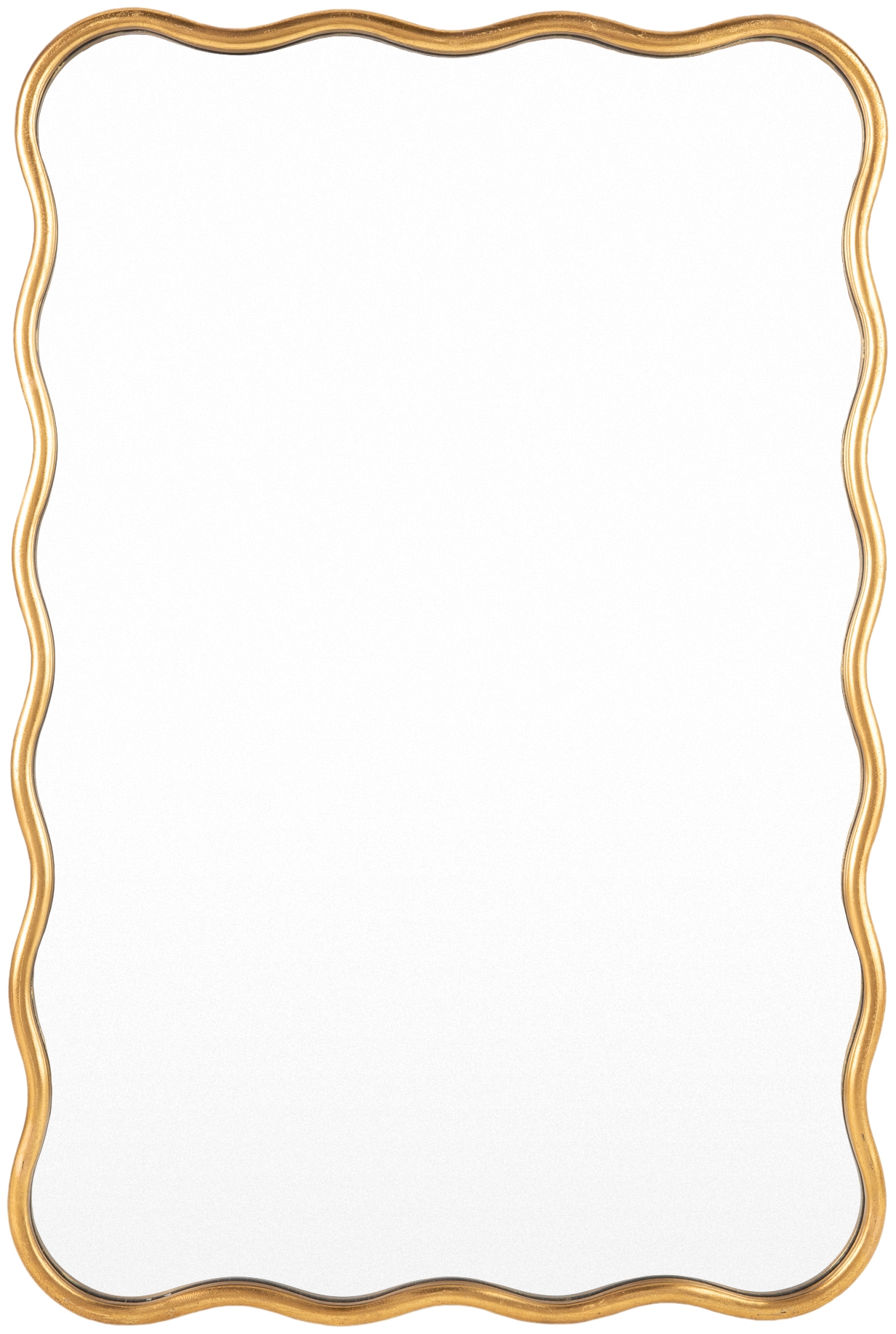 Ismenia Gold 36"H x 24"W x 1"D Accent Mirror - Image 0
