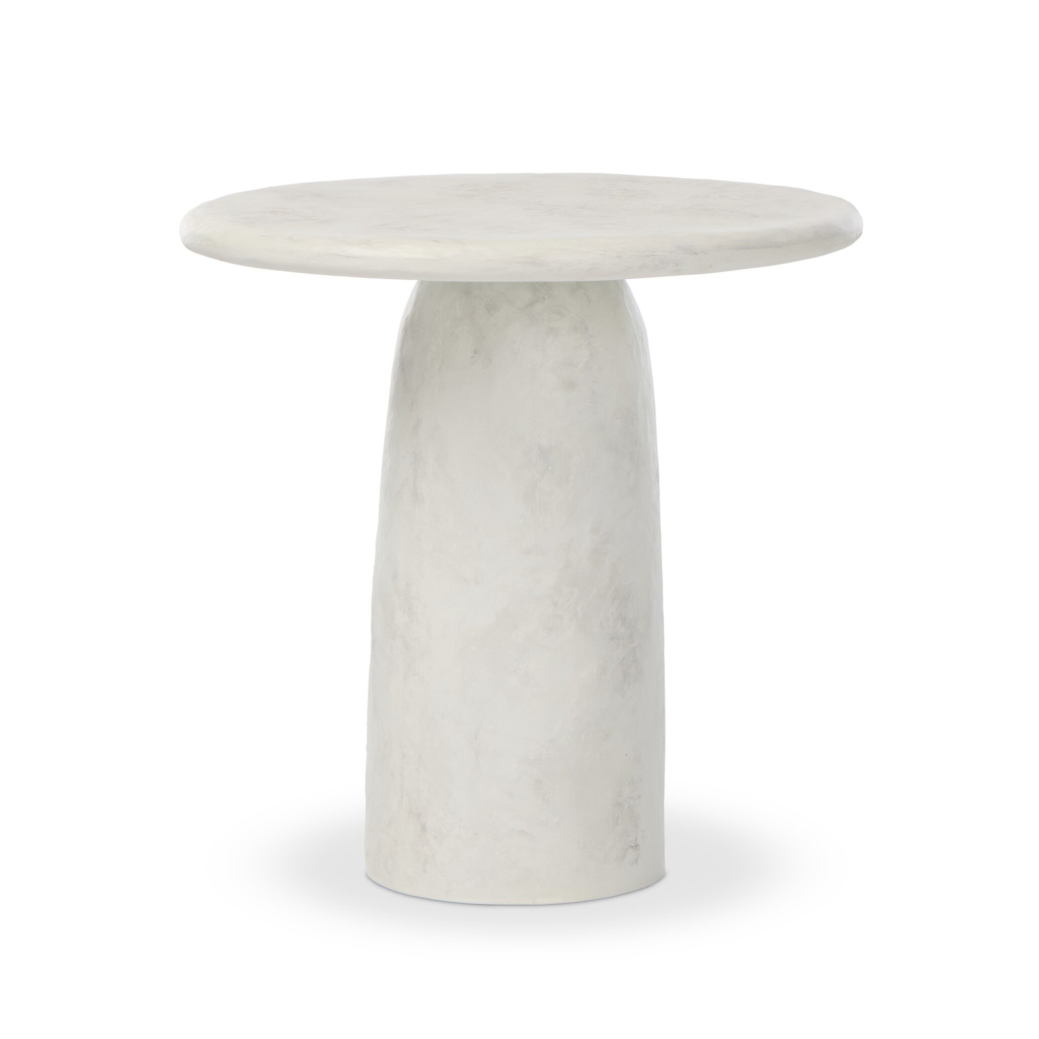 Janice End Table - Textured Lunar Concrete - Image 0