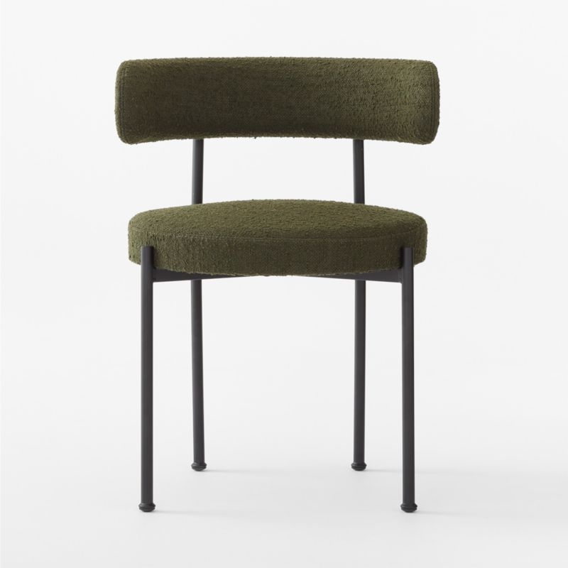 Inesse Boucle Green Dining Chair - Image 2