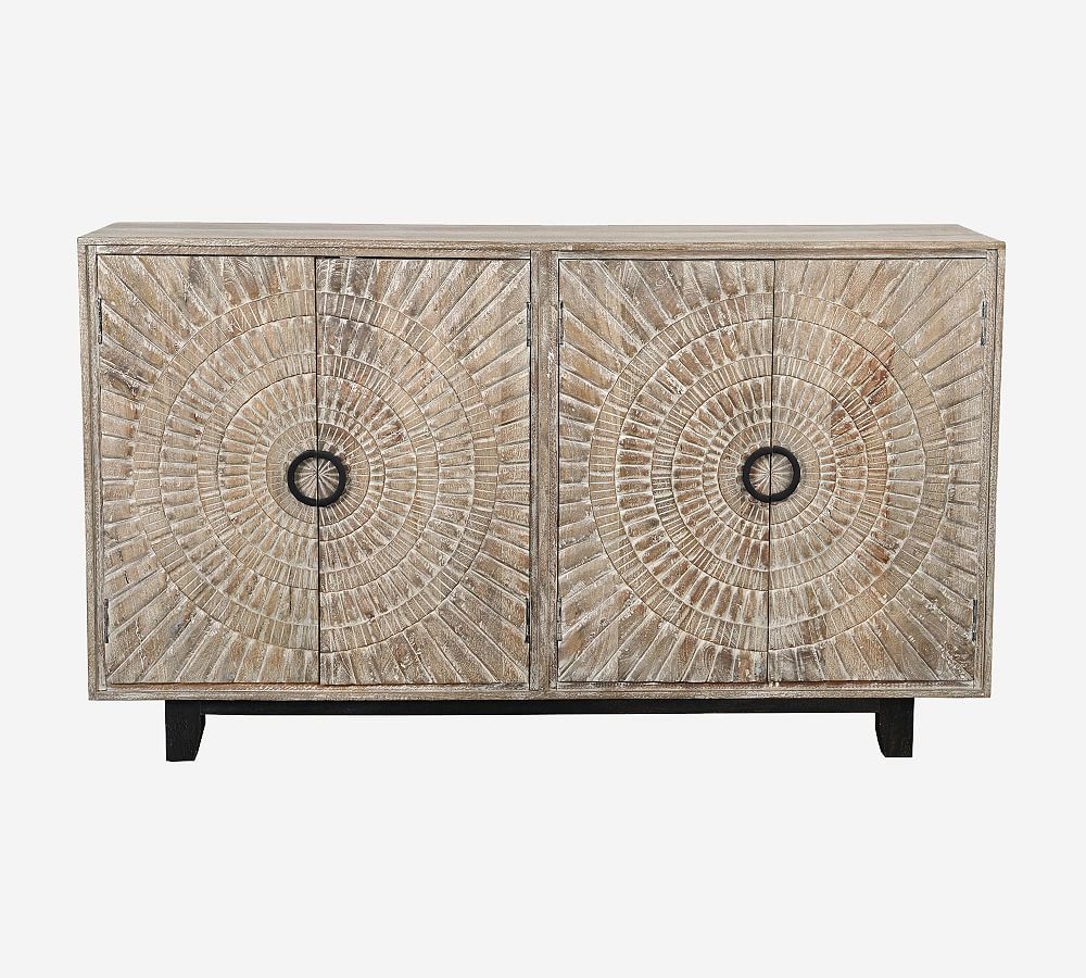 Tegan Storage Cabinet, Natural Gray - Image 0