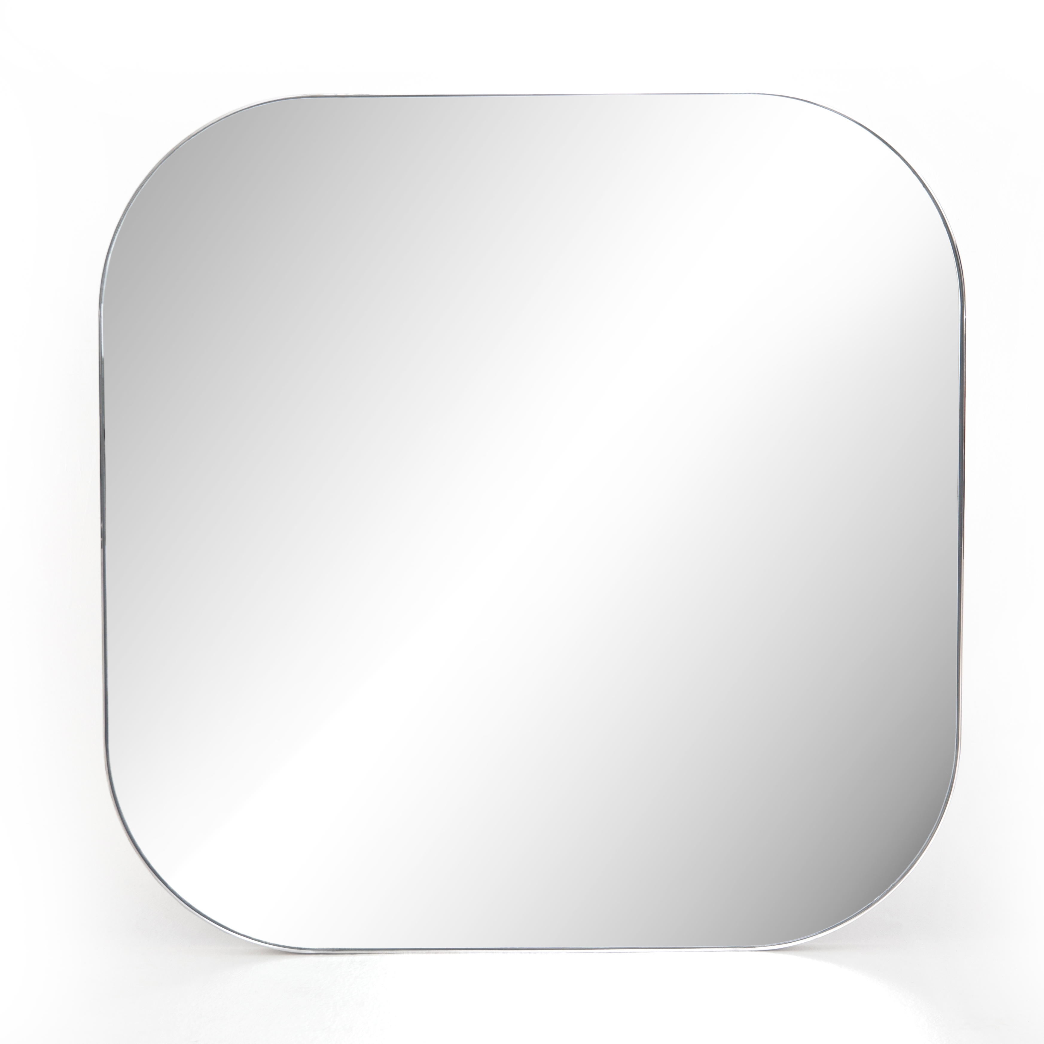 Bellvue Square Mirror-Shiny Steel - Image 0