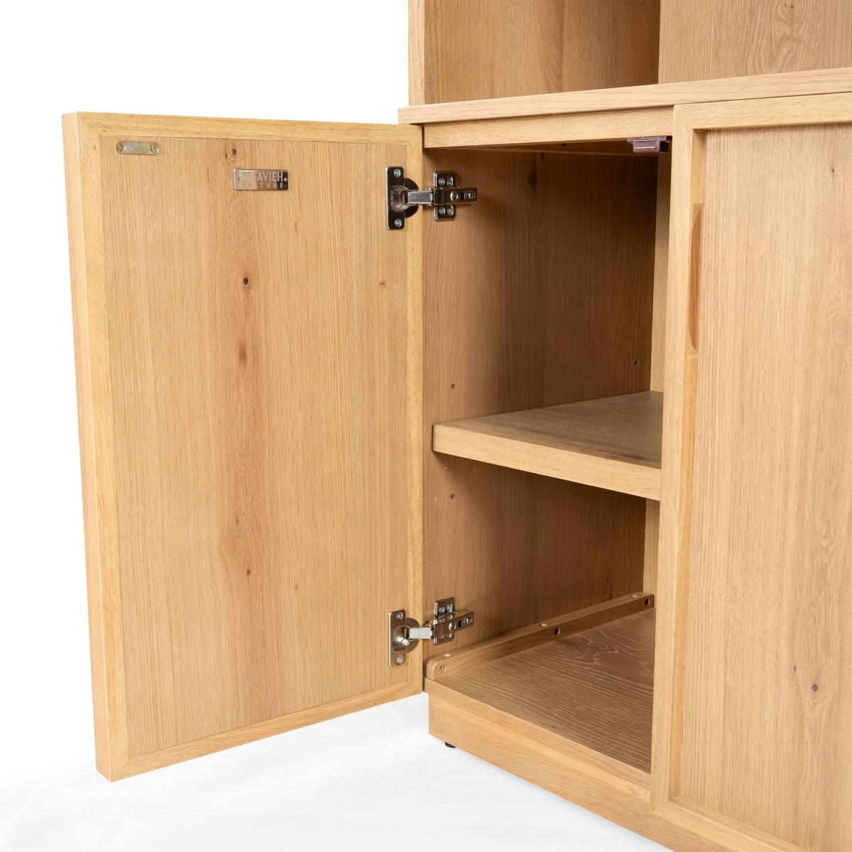 Zeus 4 Shelf Wood Bookcase - Natural - Image 2