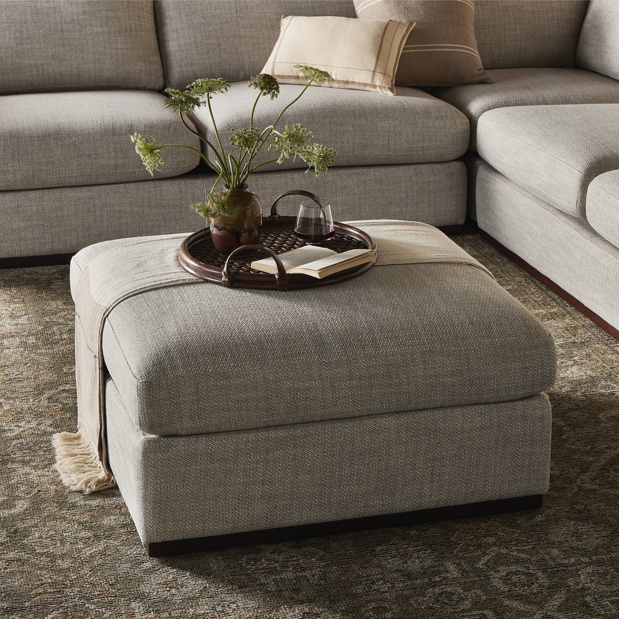 Colt Sectional Ottoman - Canton Dove - Image 8