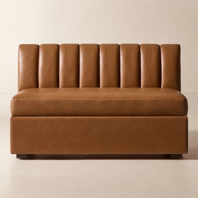 Duncan Leather Dining Banquette Bench