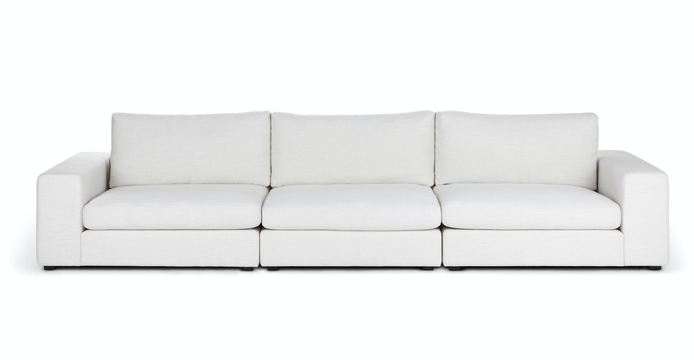 Beta Quartz White Modular Sofa - Image 0