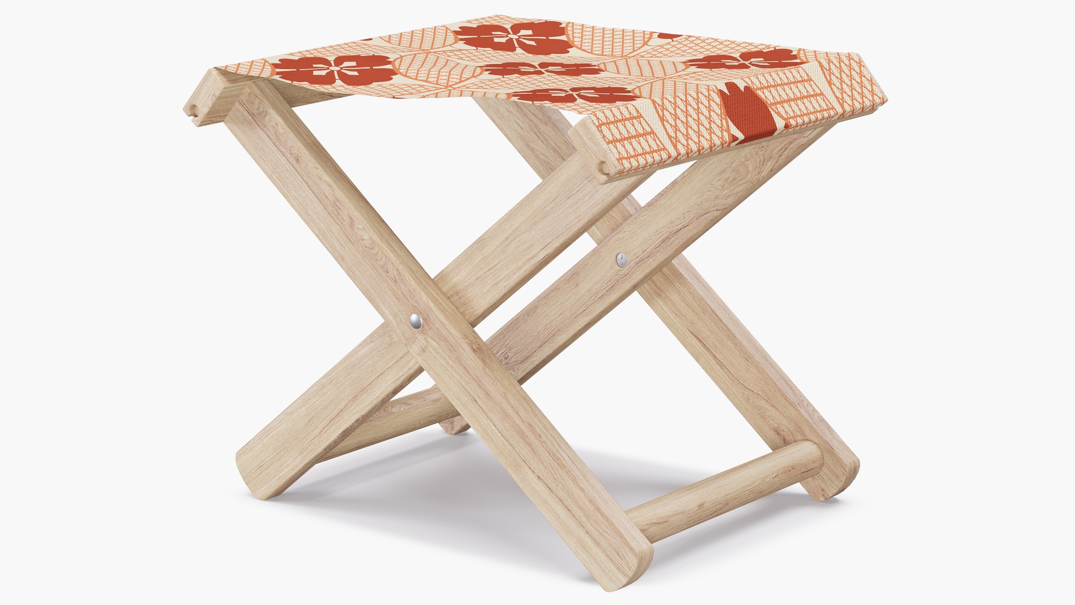 Cabana Stool, Coral Solaire - Image 1