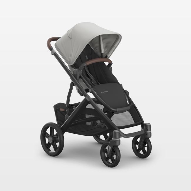 UPPAbaby ® Vista V3 Savannah Pearl Gray Jacquard Foldable Convertible Baby Stroller - Image 0