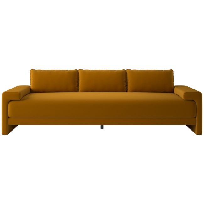 Camden 101" Sofa Luca Turmeric - Image 0