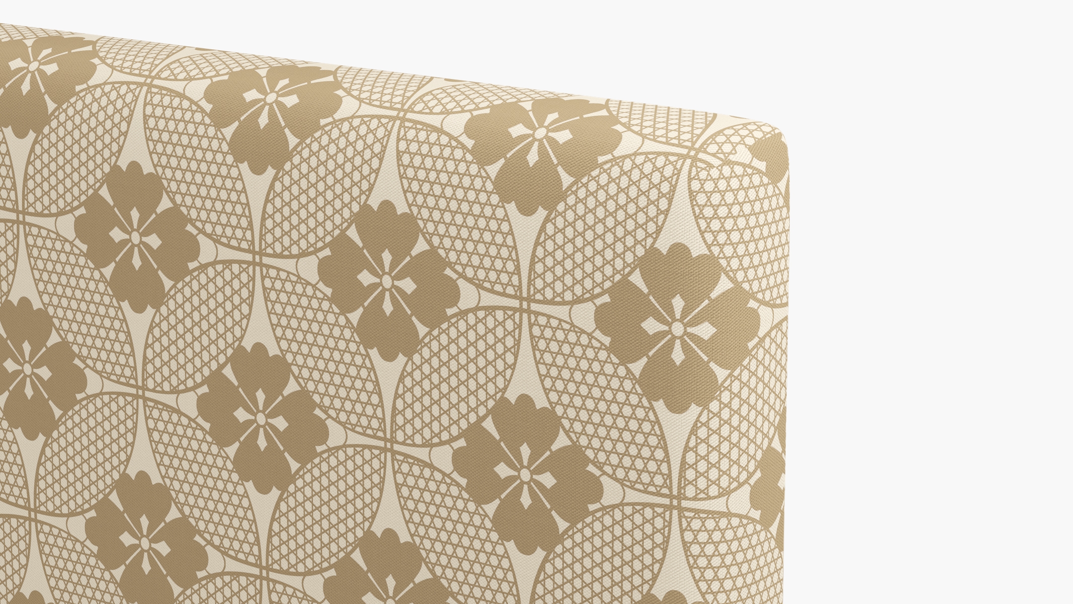 Square Back Headboard, Rattan Solaire, Queen - Image 2