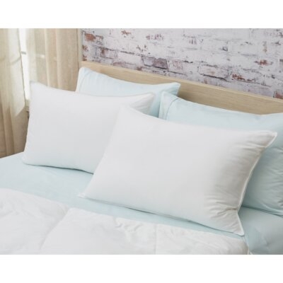 Lux Sateen Down Alternative Queen Size Medium Pillow - Image 0